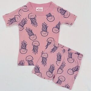 Hanna Andersson Short Johns Boys 3T 90 cm Girls Jellyfish Jam Pajamas Organic